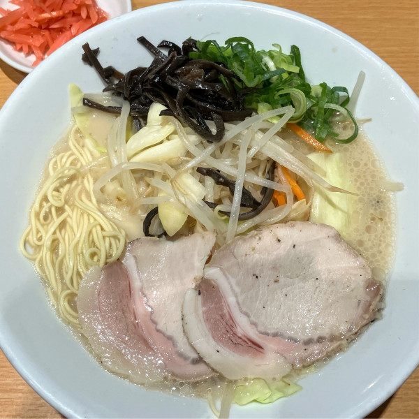 「白丸元味850円(PM価格550円)ﾀﾝﾒﾝ野菜290円」@博多一風堂 ららぽーとTOKYO-BAY店の写真