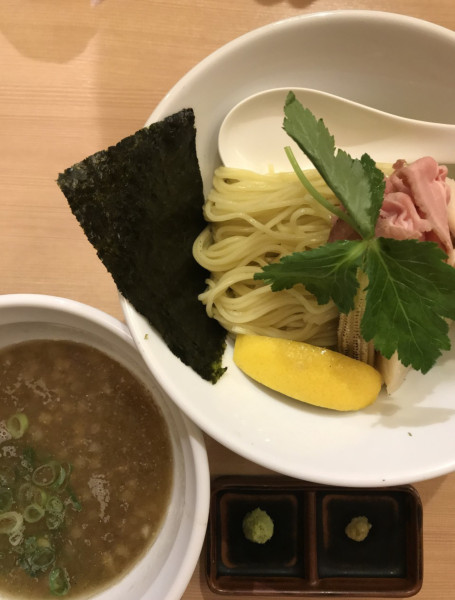 「【期間限定】塩煮干つけSOBA」@銀座 篝 アトレ浦和店の写真
