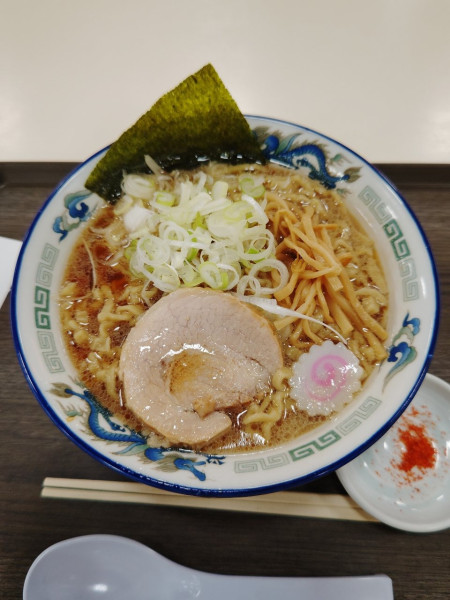 「中華そば(大盛)(840円)」@舎鈴 ジョイフル本田瑞穂店の写真