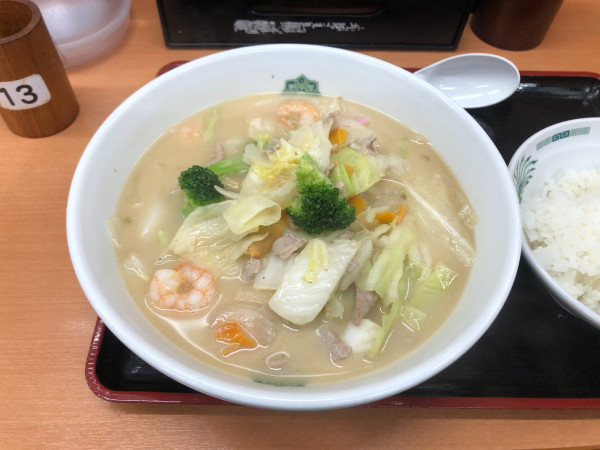 「日高ちゃんぽん」@日高屋 川越西口店の写真