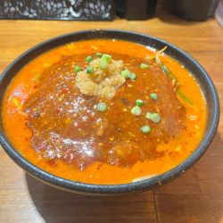 どて辛めん　普通盛　中辛