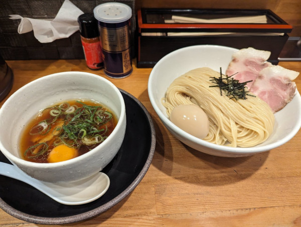 「煮干し風味の冷たいつけそば」@清麺屋の写真