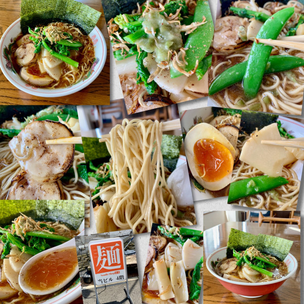 「【限定】春野菜とシラスのわさび醤油ラーメン1300円」@ヨカの写真