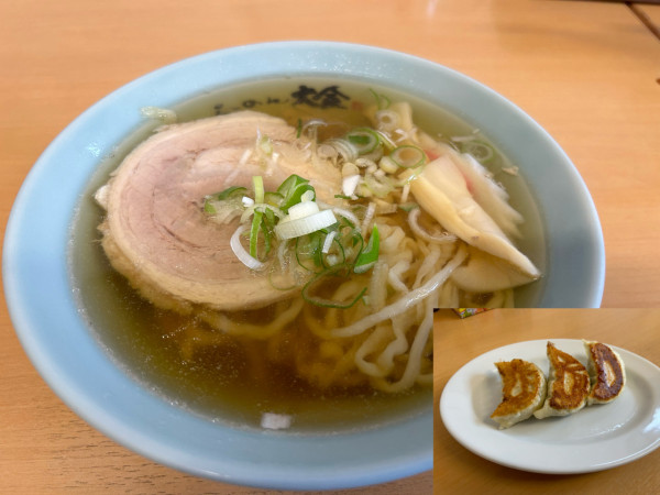「ラーメン690円、餃子3個310円」@らーめん 大金の写真