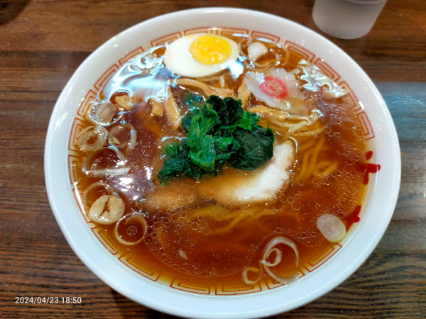 「ラーメン　460円」@中華そば 光来の写真