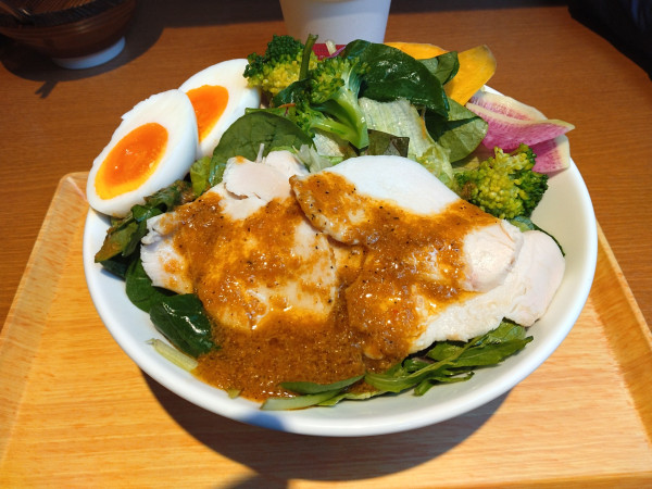 「マッスルサラダ麺(チキン)¥980-」@スターマッスルの写真