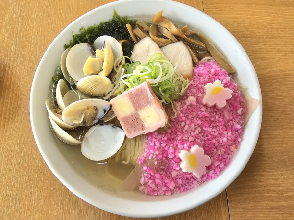 「【限定】桜shinaソバ　880円」@味匠やずやの写真