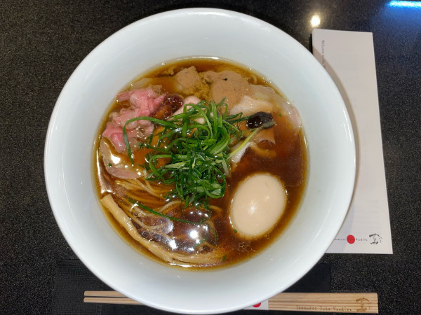 「醤油Soba(¥2,000) おいしい味玉(¥200)」@Japanese Soba Noodles 蔦の写真