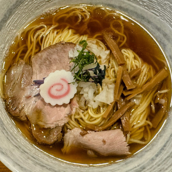 「煮干しそば　850円」@自家製拉麺 暖田。の写真