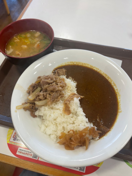 「牛カレー」@すき家 神保町駅前店の写真