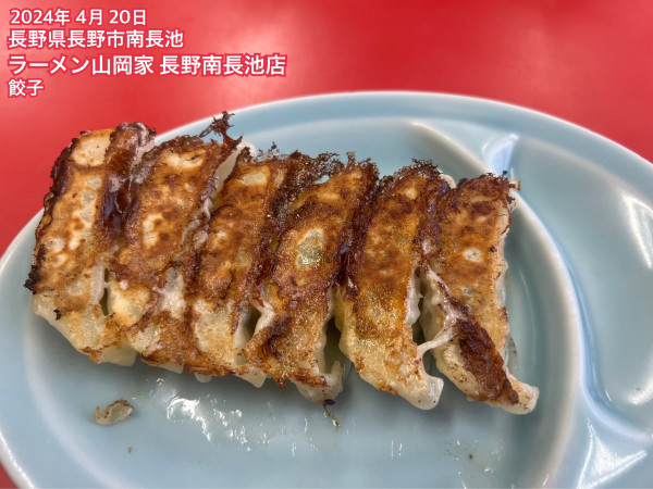 「餃子」@ラーメン山岡家 長野南長池店の写真