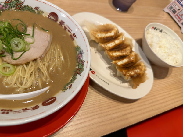 「餃子定食(こってり硬め)」@天下一品 秋葉原店の写真