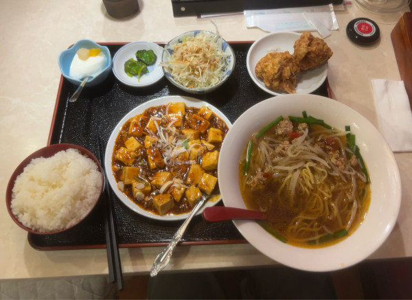 「麻婆豆腐定食 台湾ラーメン」@台湾料理 福苑の写真