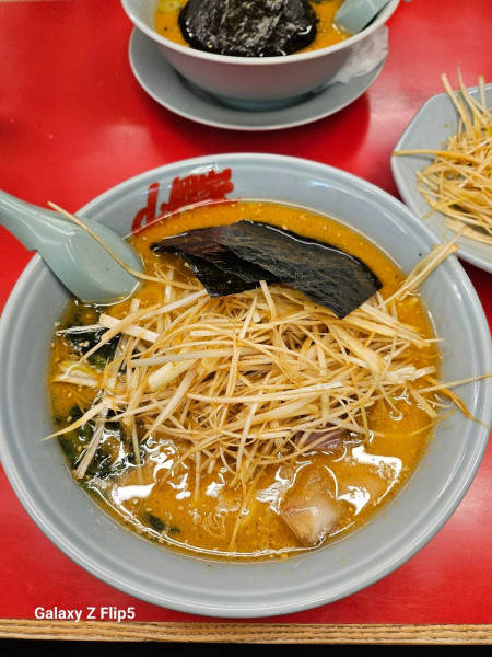 「特製ネギ味噌」@ラーメン山岡家 谷田部店の写真