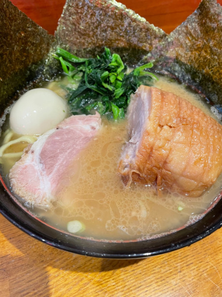 「ラーメン並盛バラチャーシュー」@横浜家系ラーメン 大将家の写真