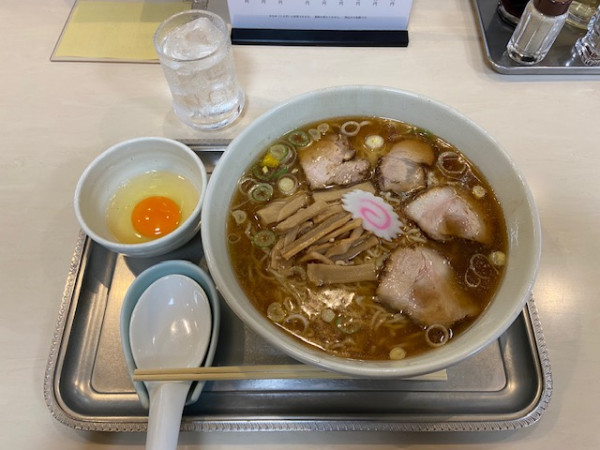 「中華麺（生玉子付）」@永福町大勝軒の写真