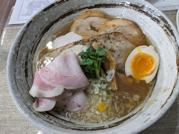 「特選あごだし麺」@西山屋の写真