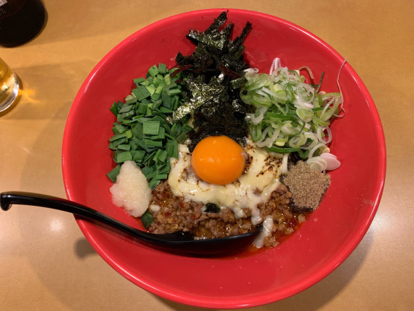 「カレー台湾まぜそば焼きチーズT P」@つけめんや 泉の写真