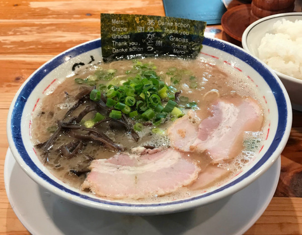「らーめんとごはん」@博多長浜らーめん 田中商店の写真