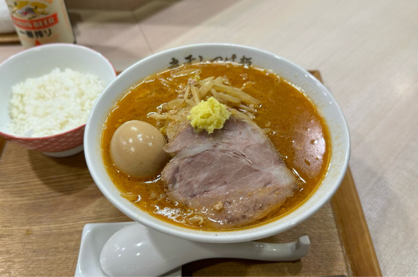 「【限定】秋田味噌ラーメン¥1050、味玉¥170」@煮干しつけ麺 宮元の写真