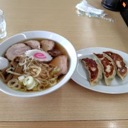 チャーシューミックス1100円＋焼餃子3ヶ＋特製唐揚