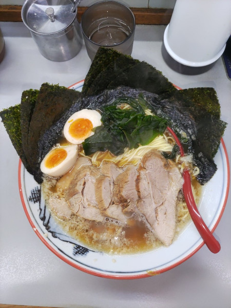 「チャーシューメン+煮玉子+のり」@ラーメンショップ 122号騎西店の写真