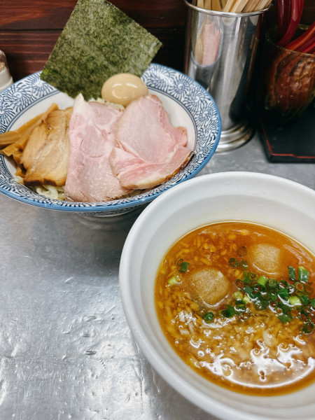 「冷製塩手もみつけ麺」@麺や 睡蓮の写真