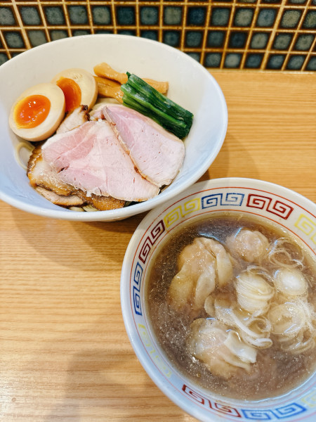 「特製つけ麺」@ほっこり中華そば もつけの写真