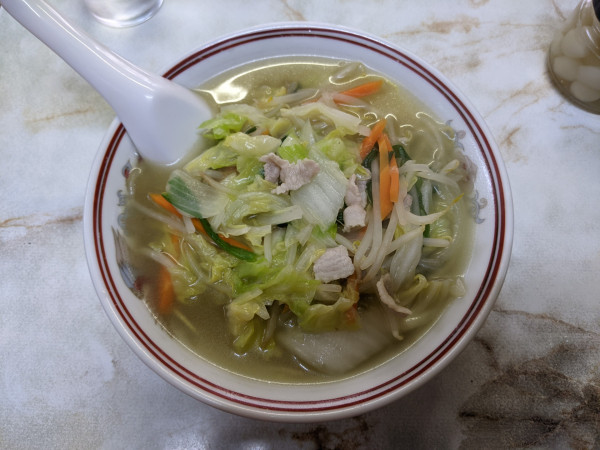 「タンメン：650円」@中華料理 みのやの写真