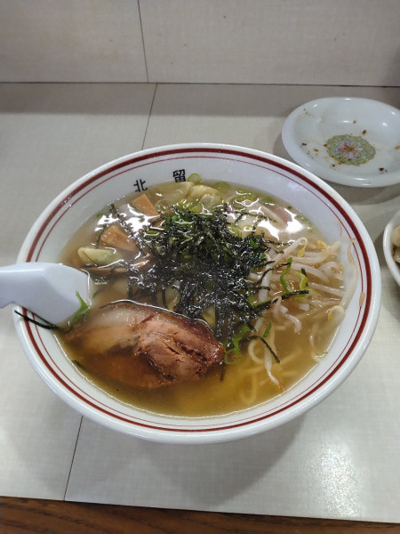 「塩ワンタン麺」@北留の写真