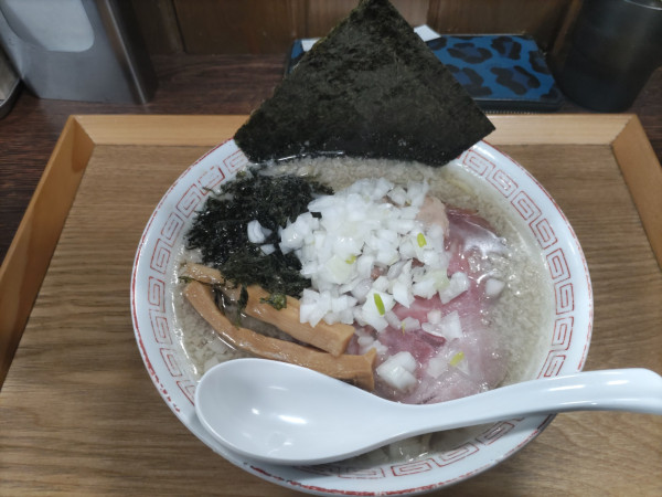 「限定　背脂煮干しラーメン」@らぁ麺 大金星の写真