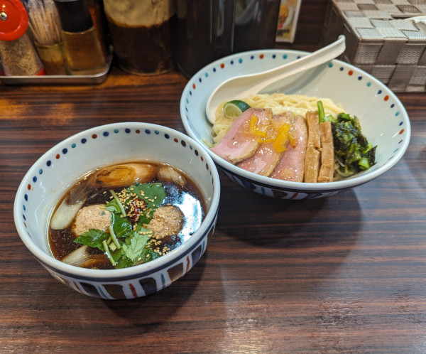 「鴨つけ麺〜あっさり醤油南蛮仕立て〜」@らー麺 あけどやの写真