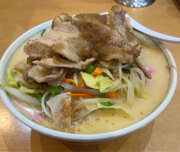 「焼肉ちゃんぽん(1357円)＋大盛(176円)」@松風の写真