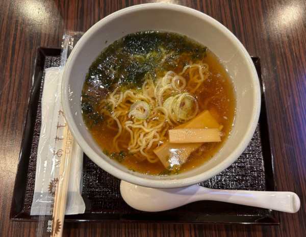 「夜鳴きそば(無料)」@中通温泉 こまちの湯 ドーミーイン秋田の写真