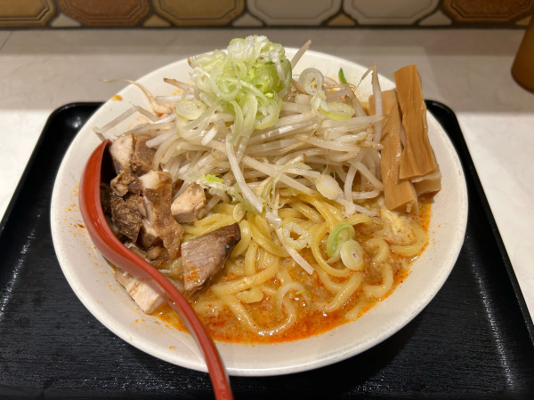 「あえめん」@味噌麺処 花道庵 東京ラーメンストリート店の写真