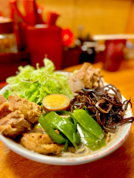 「くまもアレンジ1,000円」@豚骨らーめん れんの写真