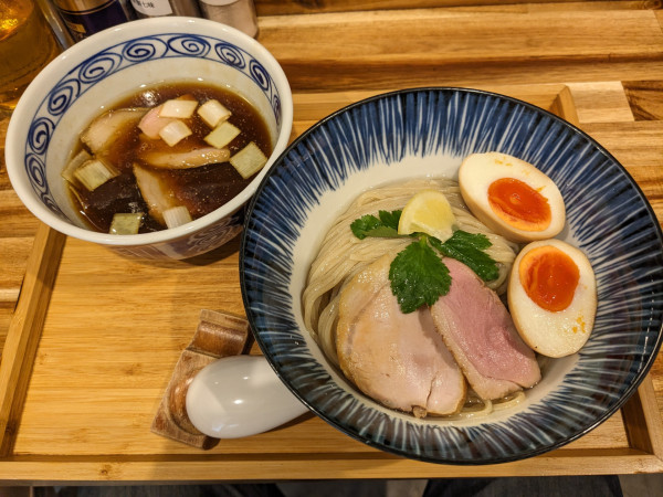 「特製昆布水つけ 醤油」@ハちゃんラーメンの写真