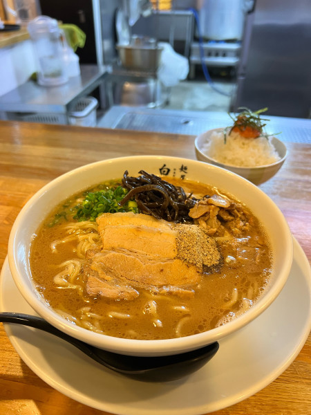 「豚骨醤油」@二代目 白神の写真