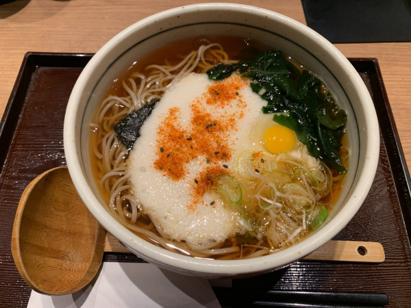 「とろろそば 850円」@たまの里 府中店の写真