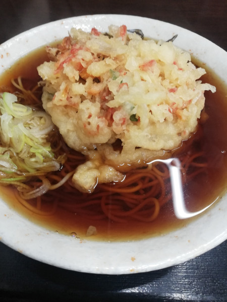 「かきあげそば」@そばよし 京橋店の写真