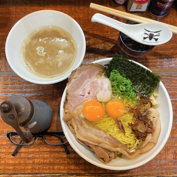 「焦がしバターTKM」@元祖一条流がんこラーメン たま館分店の写真