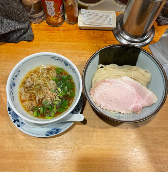 「鴨南蛮つけそば(1050円)」@中華蕎麦 時雨 コレットマーレ桜木町店の写真