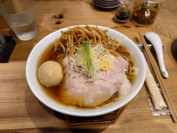 「KANEDA麺（太麺）メンマ」@かね田の写真