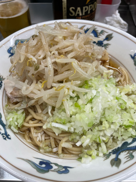 「油そば モヤシ」@中華そば みたかの写真