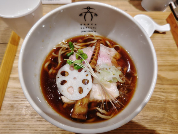 「鶏清湯醤油(太)」@案山子の写真