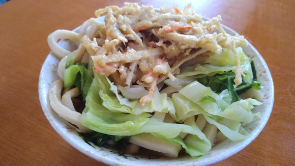 「天ぷらうどん」@手打ちうどん とだの写真