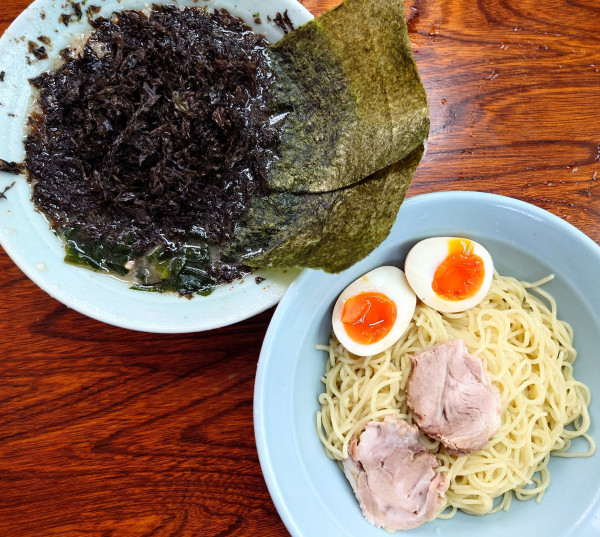 「つけ麺+味玉+岩のり(870円)」@ラーメンショップ 牛久結束店の写真