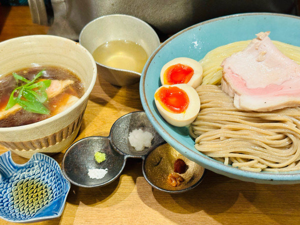 「あいもり木桶醤油つけ麺 他 1,900円」@いかれたNOODLE Fishtonsの写真