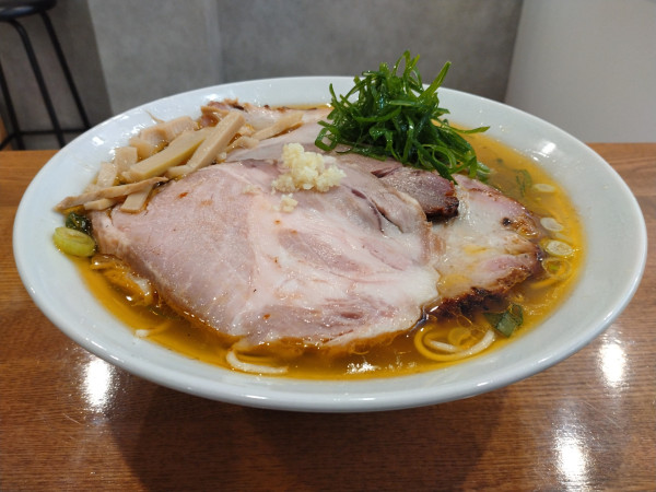 「細麺塩＋豚増し」@のスたの写真