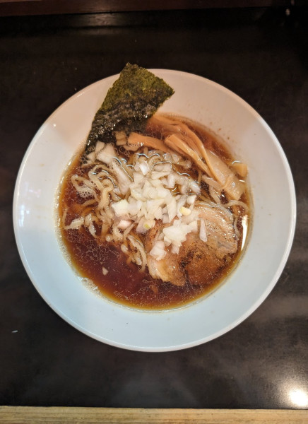 「中華そば+食前キャベツ」@中華そば 春ちゃんの写真